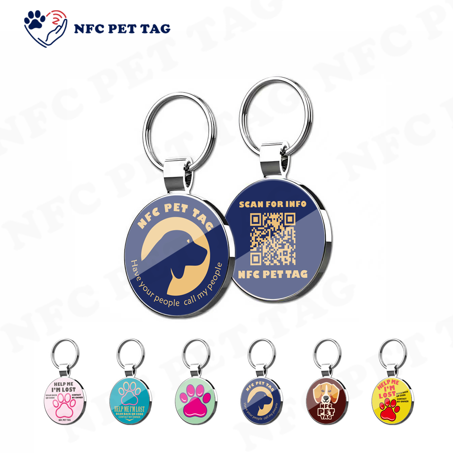 Security-First Encrypted NFC Hotel Key Card & Wear-Resistant Metal Pet Collar Tag