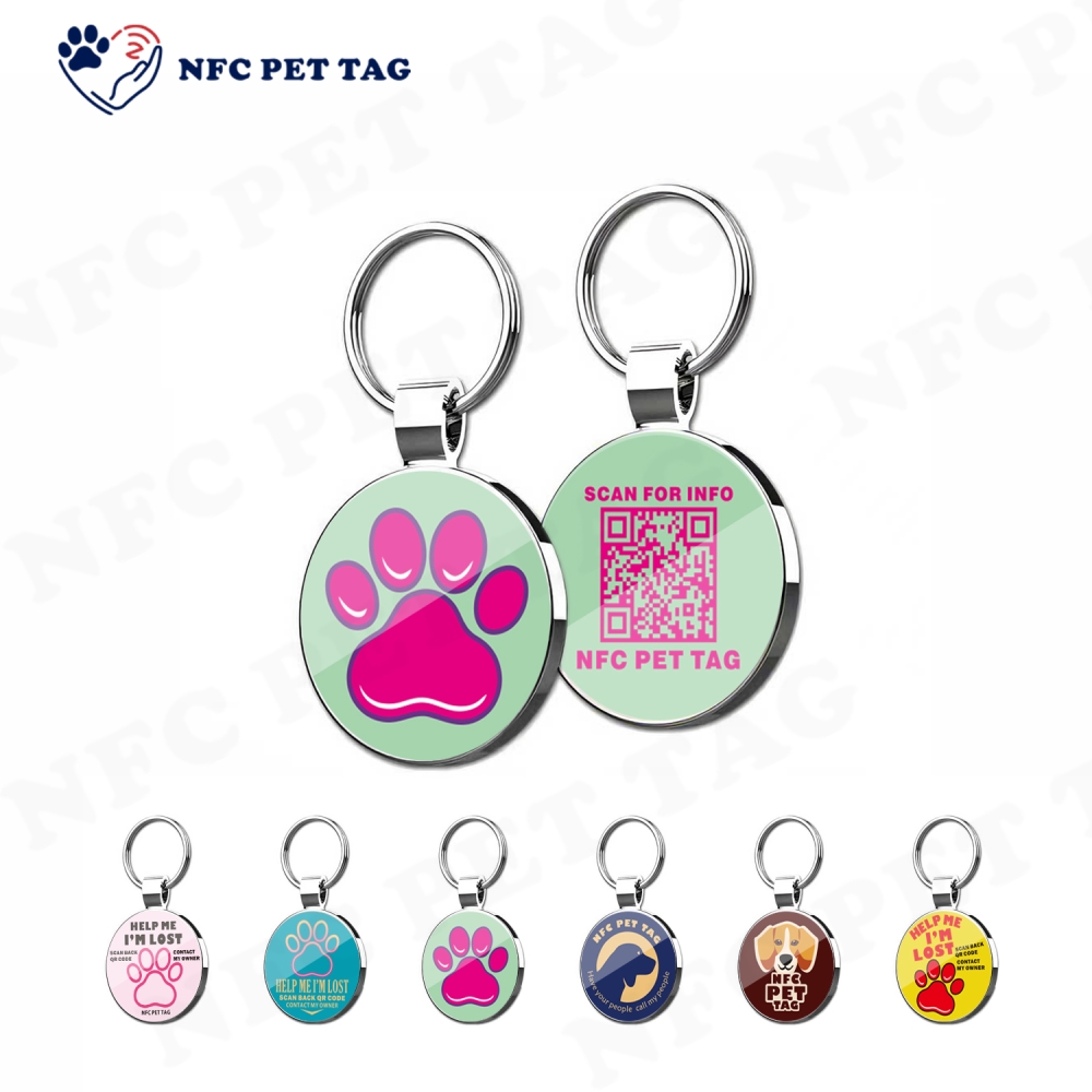 Multi-Functional Metal-Edged PVC Tag Pet Identification Hotel Room RFID Key Card