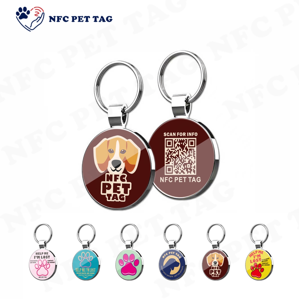 Encrypted NFC Hotel Access Key Card & Durable Metal Pet Collar ID Tag